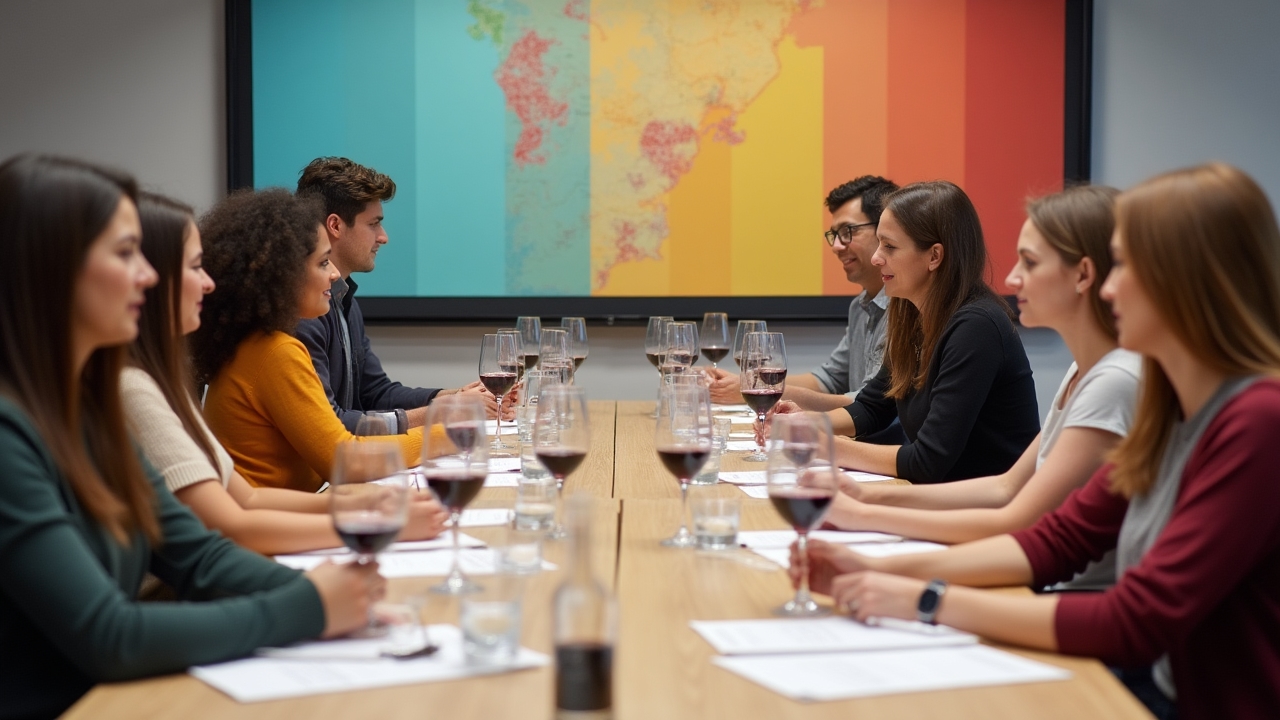 Session éducative sur les régions viticoles