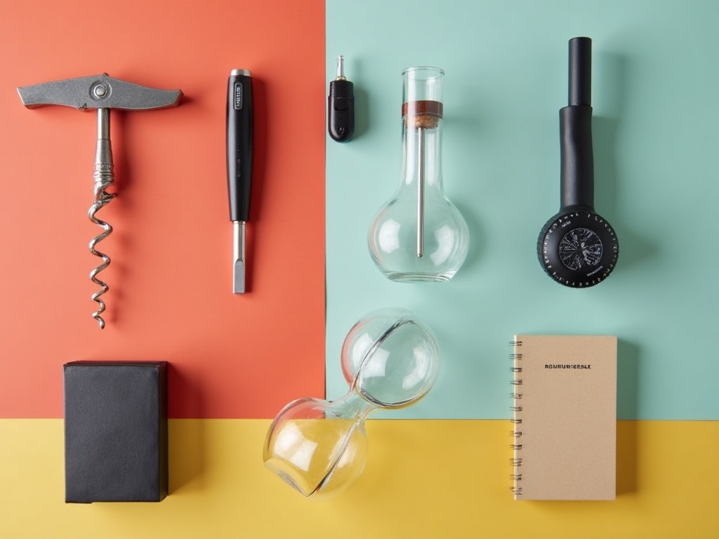 Ensemble d'outils pour la dégustation de vin